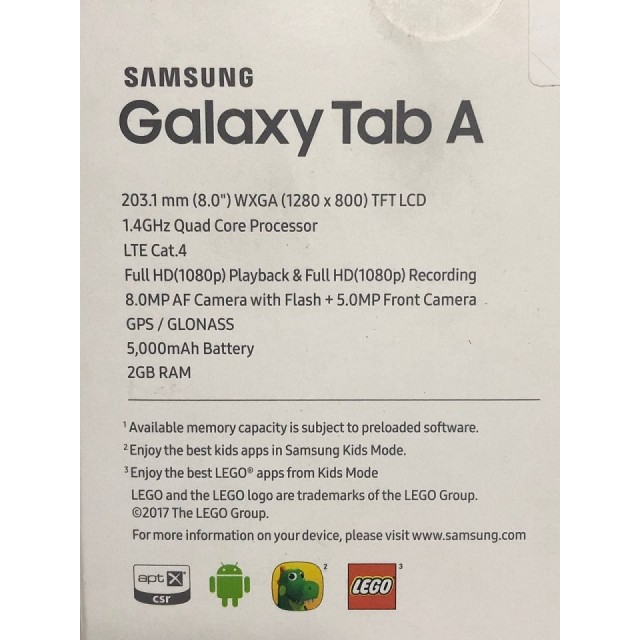 Samsung Tab A8 2017 (SM-T385)
