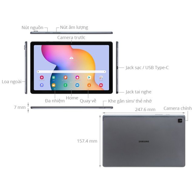 Máy tính bảng Samsung Galaxy Tab A7 2020 ( T505)