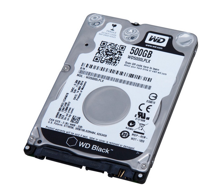  Western Digital Black 500GB 2.5 Inch 7200RPM