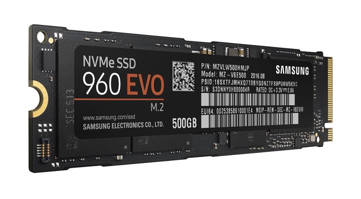 Ổ cứng SSD Samsung 960 EVO PCIe NVMe M.2 500GB