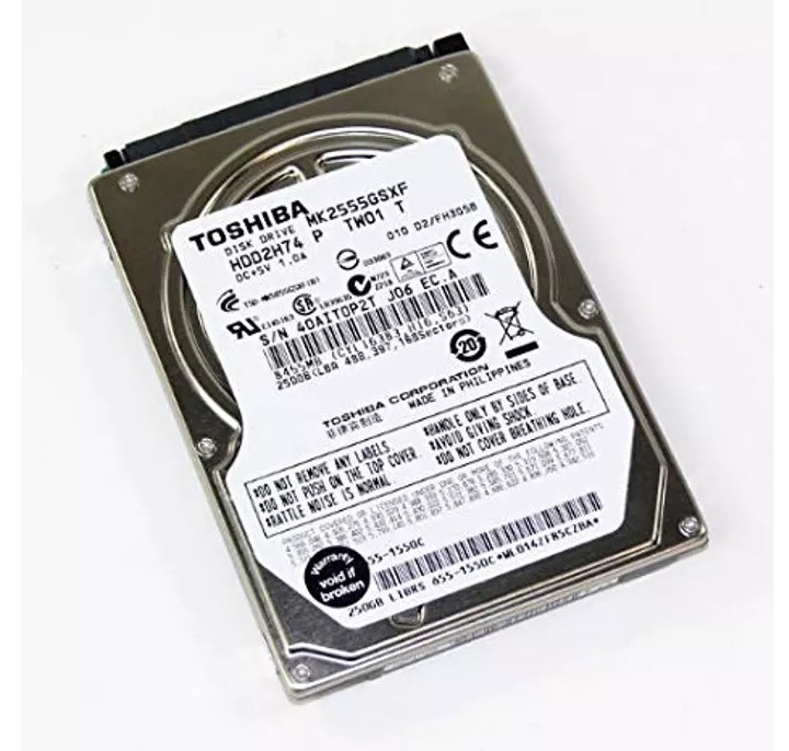 Ổ cứng HDD laptop Toshiba 250GB