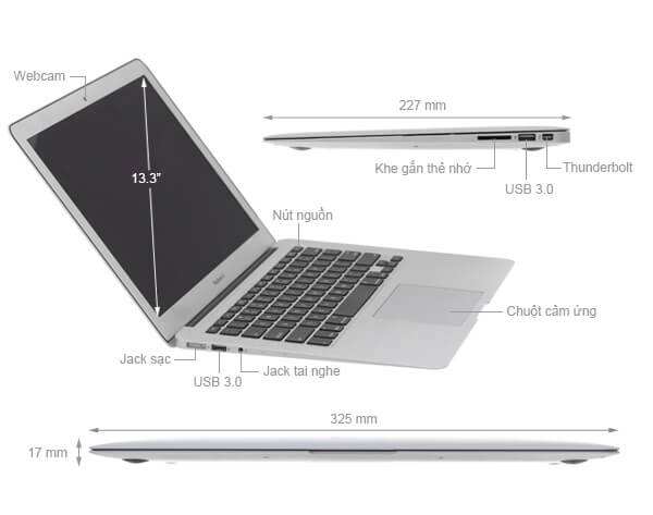 Macbook Air 13 inch 2017 Core i5 