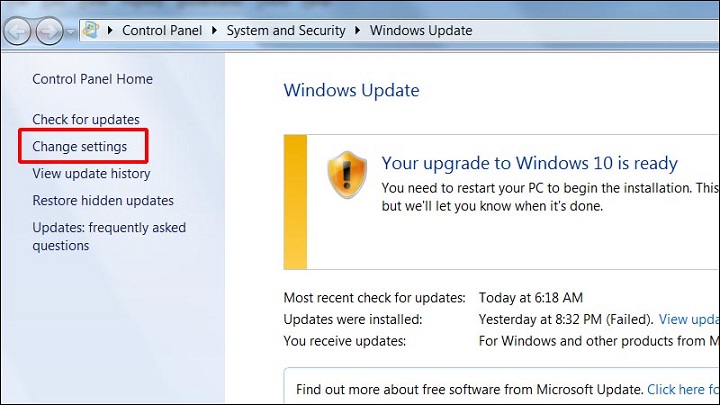Cách tắt Windows Update trên Windows